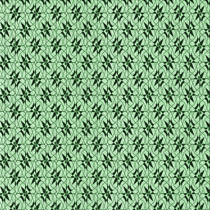 Round Machine Washable Transitional Pale Green Rug, wshpat955grn