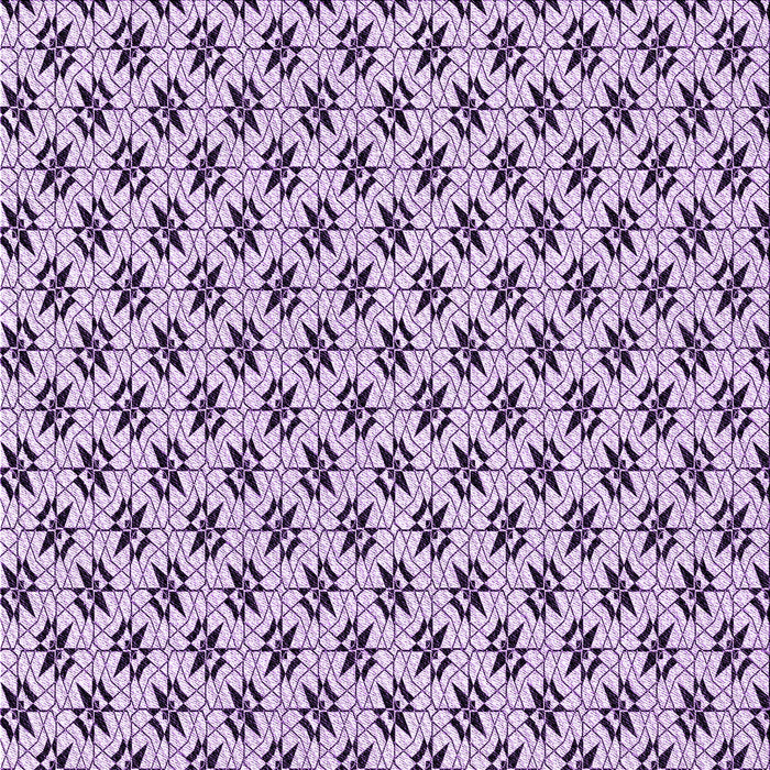 Round Patterned Bright Grape Purple Rug, pat955pur