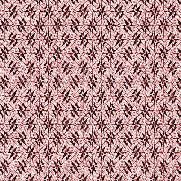 Round Patterned Brown Red Rug, pat955rd