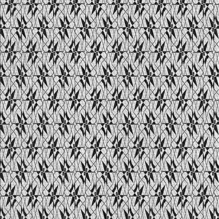 Patterned Platinum Gray Novelty Rug, pat955