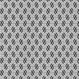 Square Patterned Platinum Gray Novelty Rug, pat955