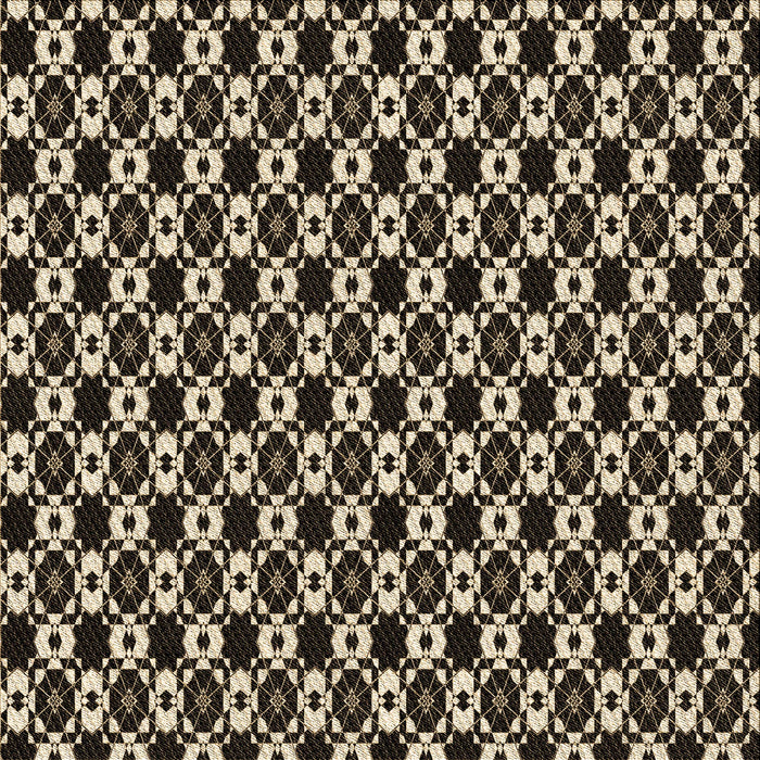 Round Patterned Light French Beige Brown Rug, pat956brn