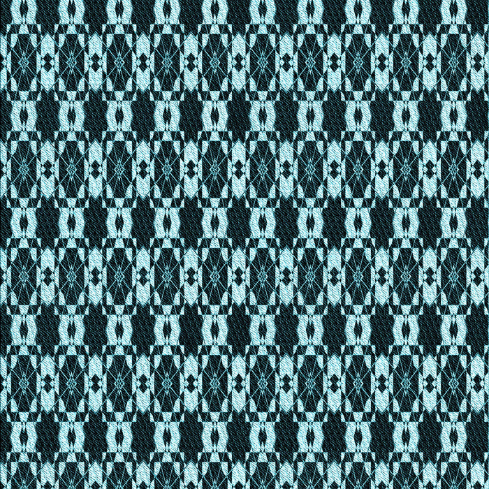 Patterned Deep Teal Green Rug, pat956lblu