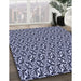 Machine Washable Transitional Blue Rug in a Family Room, wshpat957blu