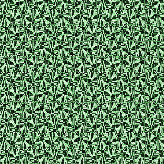 Round Machine Washable Transitional Pastel Green Rug, wshpat957grn