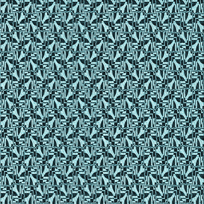 Round Patterned Deep Teal Green Rug, pat957lblu