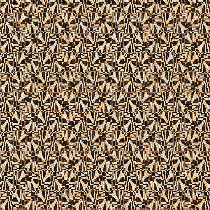 Round Patterned Red Rug, pat957org