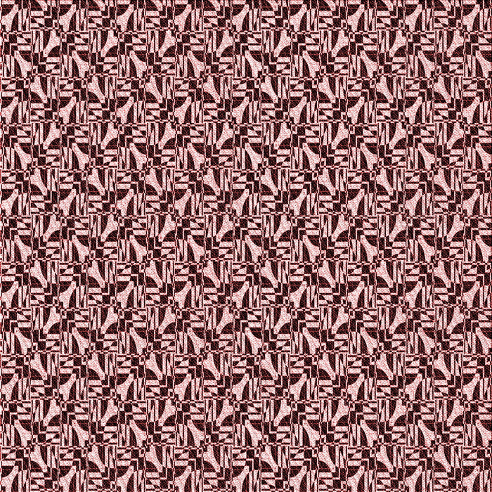 Round Patterned Pink Rug, pat957rd