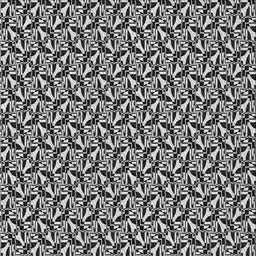 Square Patterned Gray Novelty Rug, pat957