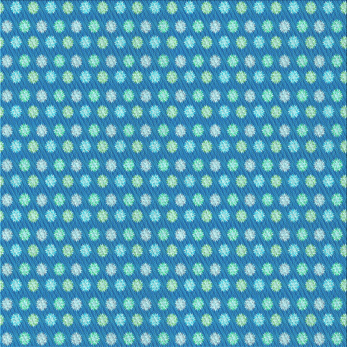 Round Machine Washable Transitional Blue Rug, wshpat958lblu