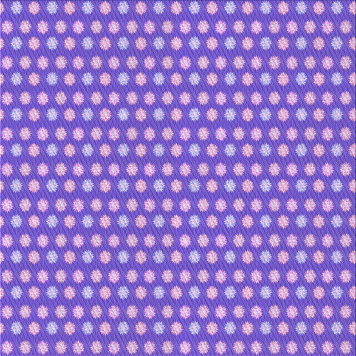 Round Patterned Bright Lilac Purple Rug, pat958pur