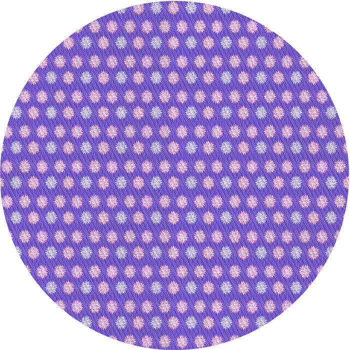 Square Patterned Bright Lilac Purple Rug, pat958pur