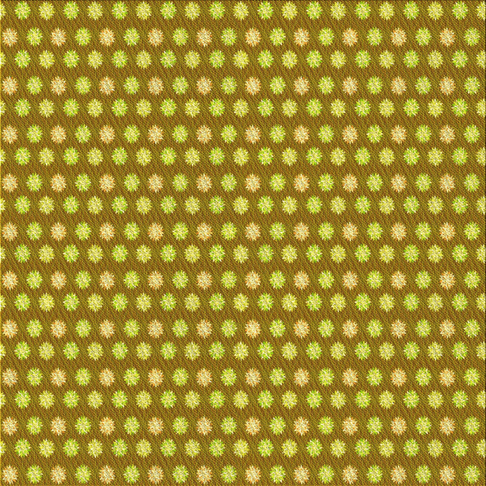 Round Machine Washable Transitional Golden Brown Yellow Rug, wshpat958yw