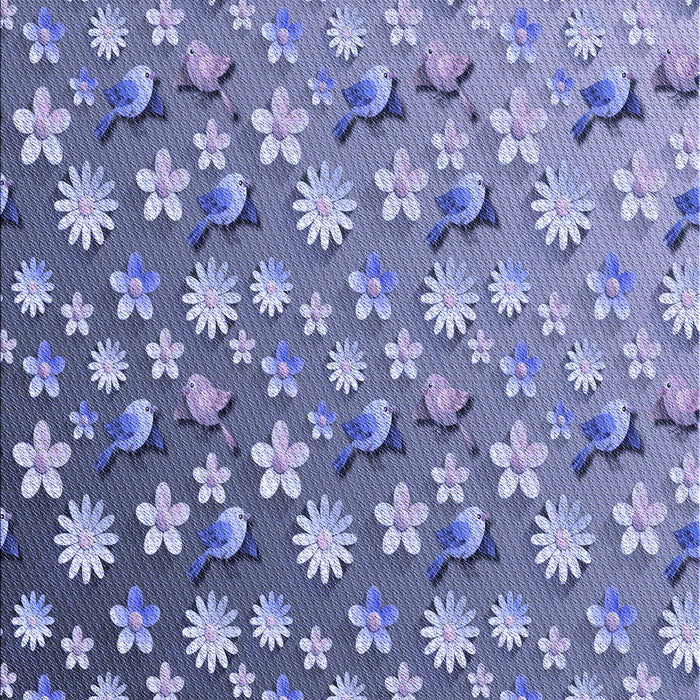 Patterned Deep Periwinkle Purple Rug, pat959blu