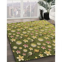 Patterned Oak Brown Rug, pat959brn