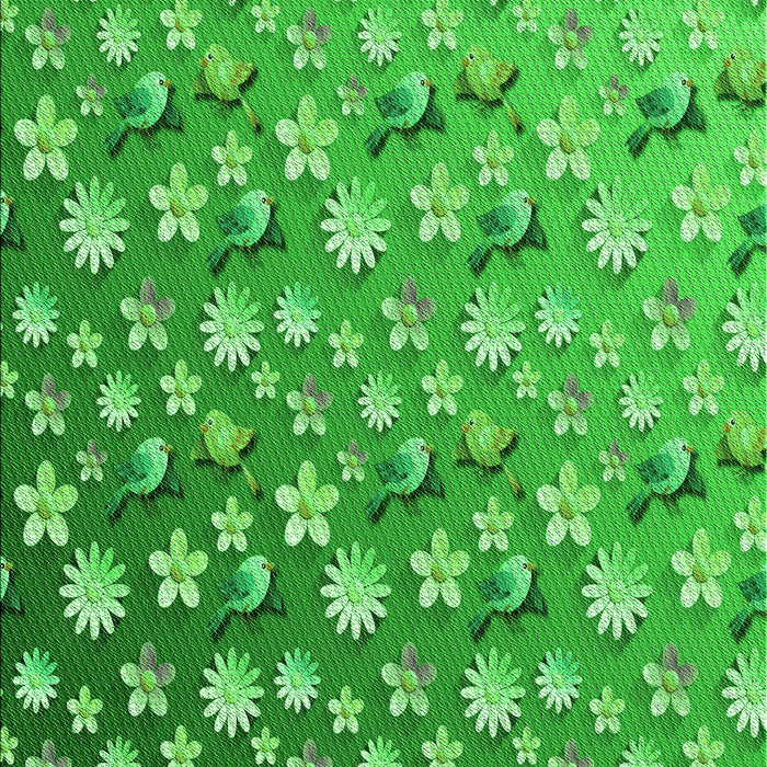 Machine Washable Transitional Neon Green Rug, wshpat959grn