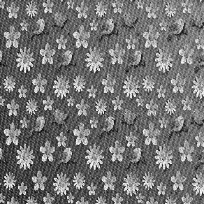 Patterned Black Rug, pat959gry