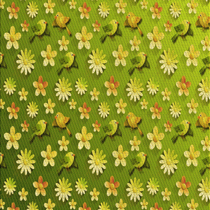 Machine Washable Transitional Green Rug, wshpat959yw