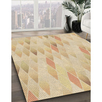 Patterned Brown Sand Brown Rug, pat96brn