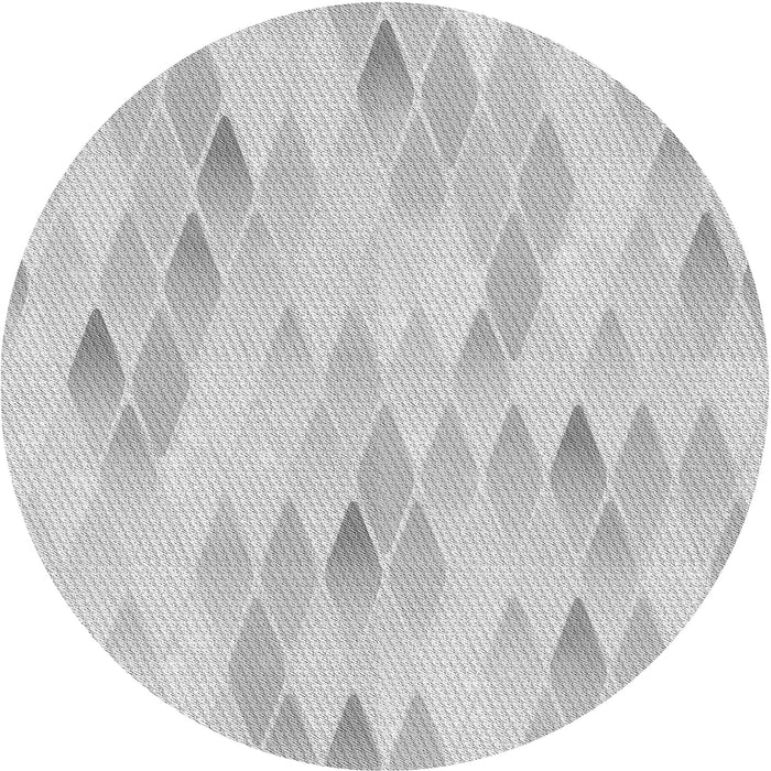 Square Machine Washable Transitional Dark Gray Rug in a Living Room, wshpat96gry