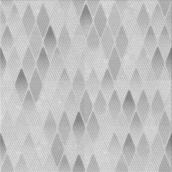 Round Patterned Dark Gray Rug, pat96gry