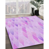 Patterned Purple Rug, pat96pur