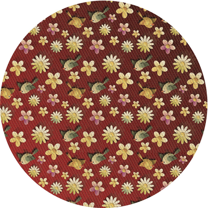 Square Patterned Bronze Brown Rug, pat960brn