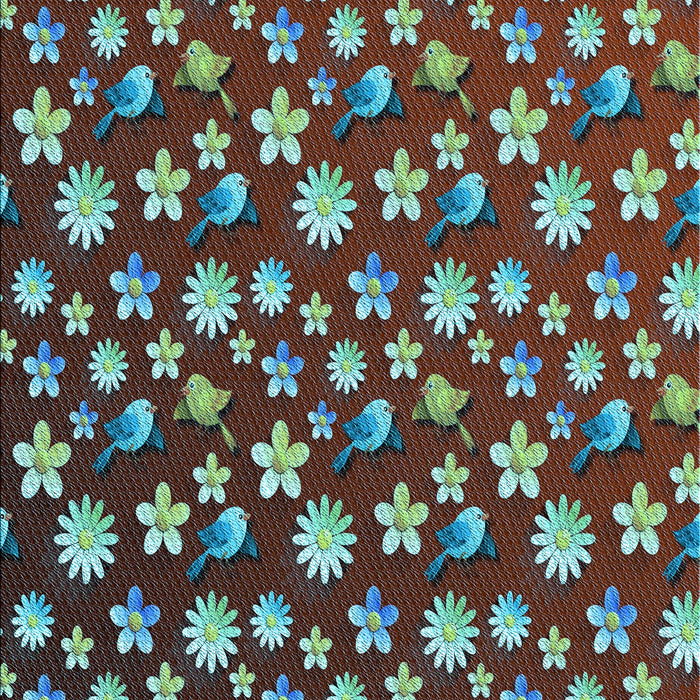 Patterned Cadet Blue Green Rug, pat960lblu
