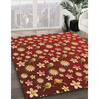 Patterned Red Rug, pat960org