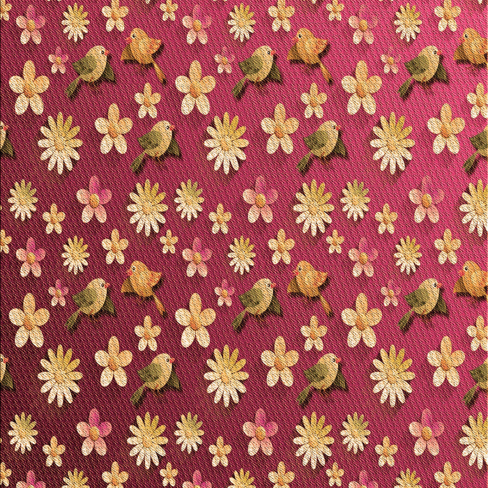 Patterned Crimson Red Rug, pat961org