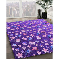 Patterned Purple Rug, pat961pur