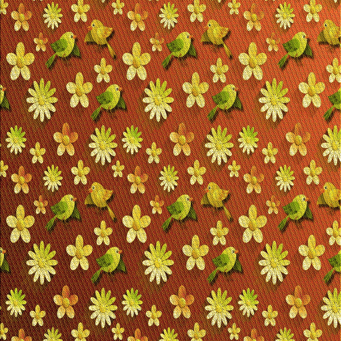 Patterned Yellow Rug, pat961yw