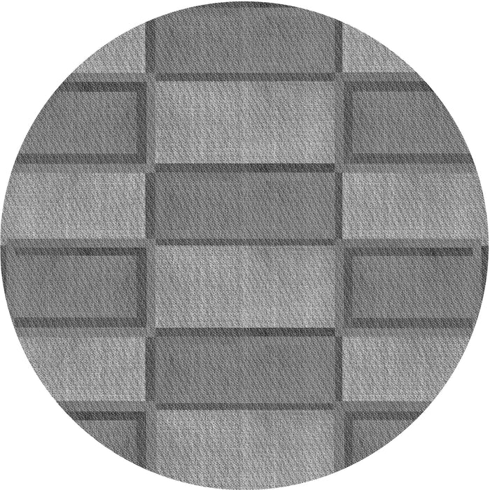 Square Machine Washable Transitional Gray Rug in a Living Room, wshpat962gry