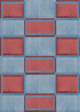 Machine Washable Transitional Brown Red Rug, wshpat962