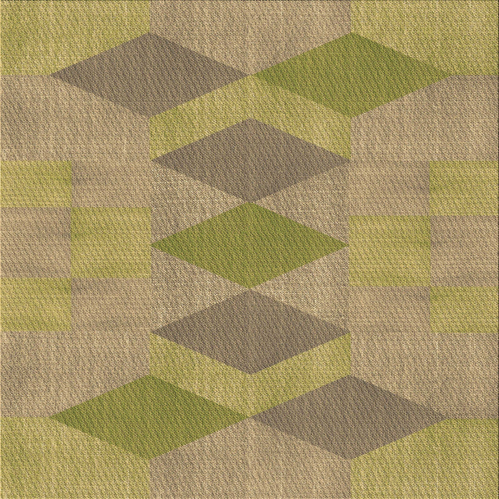 Round Machine Washable Transitional Metallic Gold Rug, wshpat963brn