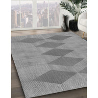 Patterned Silver Gray Rug, pat963gry