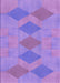 Patterned Bright Lilac Purple Rug, pat963pur