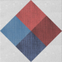 Square Patterned Pastel Light Blue Novelty Rug, pat964