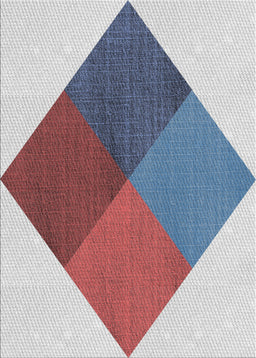 Patterned Pastel Light Blue Novelty Rug, pat964
