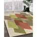 Machine Washable Transitional Light Brown Rug in a Family Room, wshpat965brn