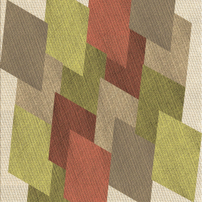 Patterned Light Brown Rug, pat965brn