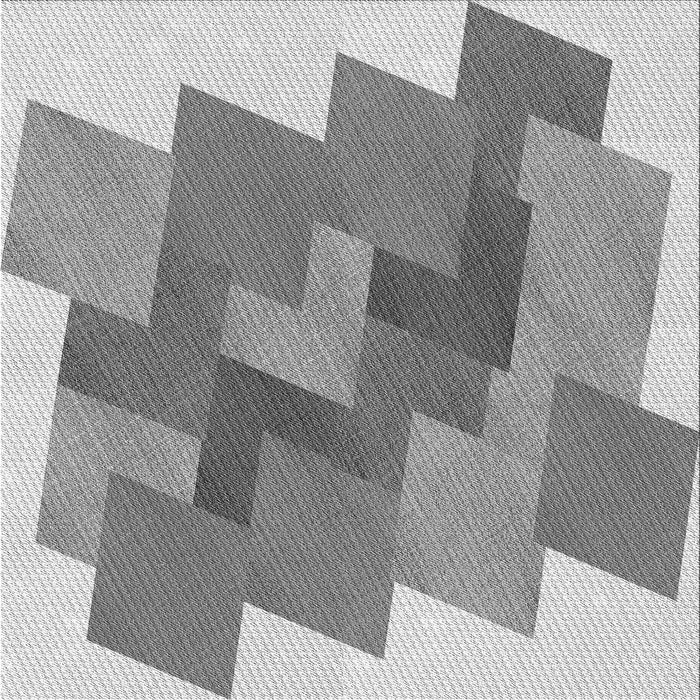 Round Patterned Metallic Silver Gray Rug, pat965gry