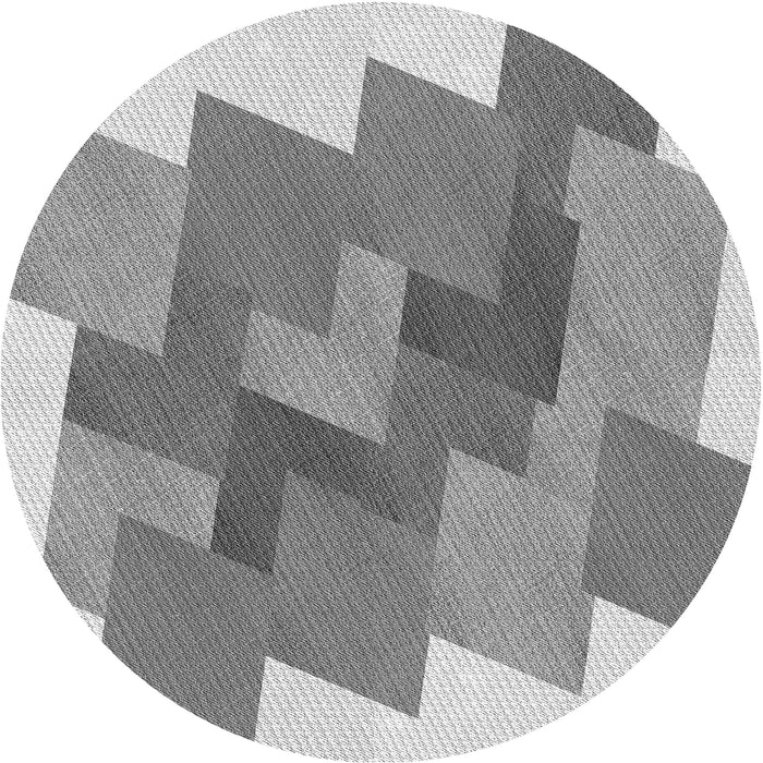 Square Machine Washable Transitional Metallic Silver Gray Rug in a Living Room, wshpat965gry