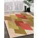 Machine Washable Transitional Yellow Rug in a Family Room, wshpat965org