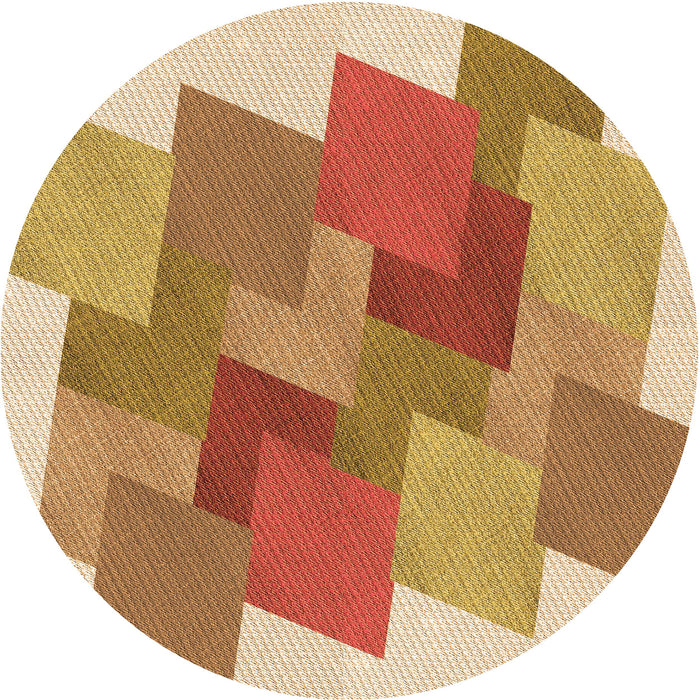 Square Machine Washable Transitional Yellow Rug in a Living Room, wshpat965org