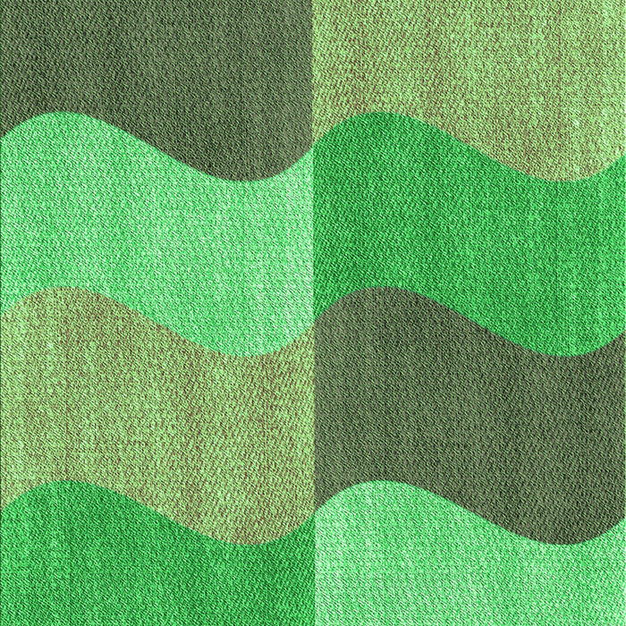 Patterned Green Rug, pat966grn