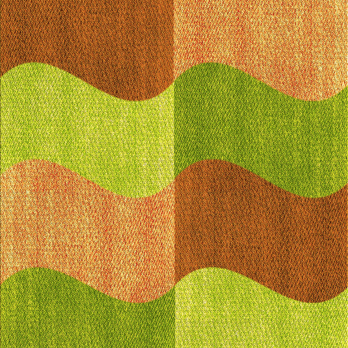 Patterned Neon Yellow Green Rug, pat966yw