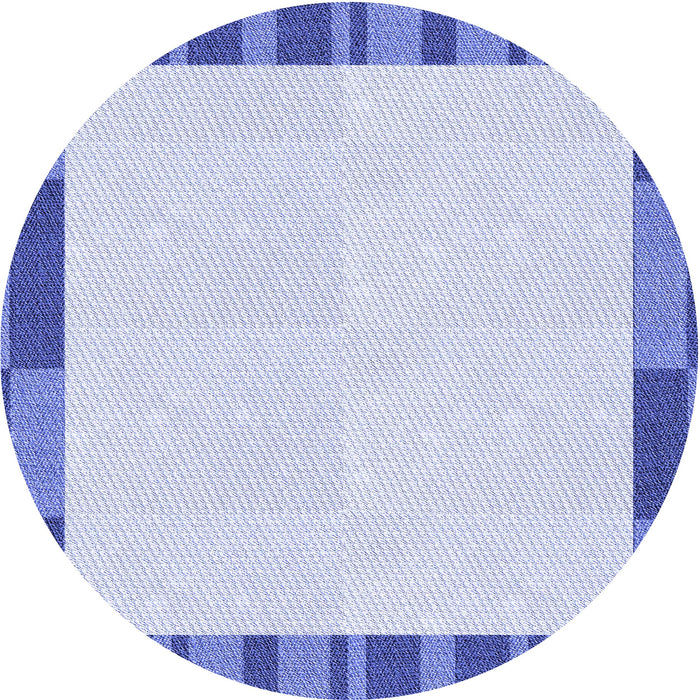 Square Patterned Blue Rug, pat967blu