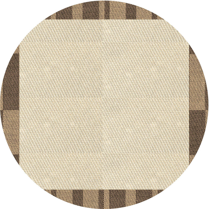 Square Machine Washable Transitional Vanilla Gold Rug in a Living Room, wshpat967brn