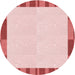 Square Patterned Red Rug, pat967rd